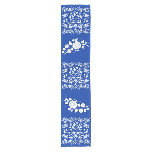 Chemin De Table Court European Folk Art Table Runner (Devant)