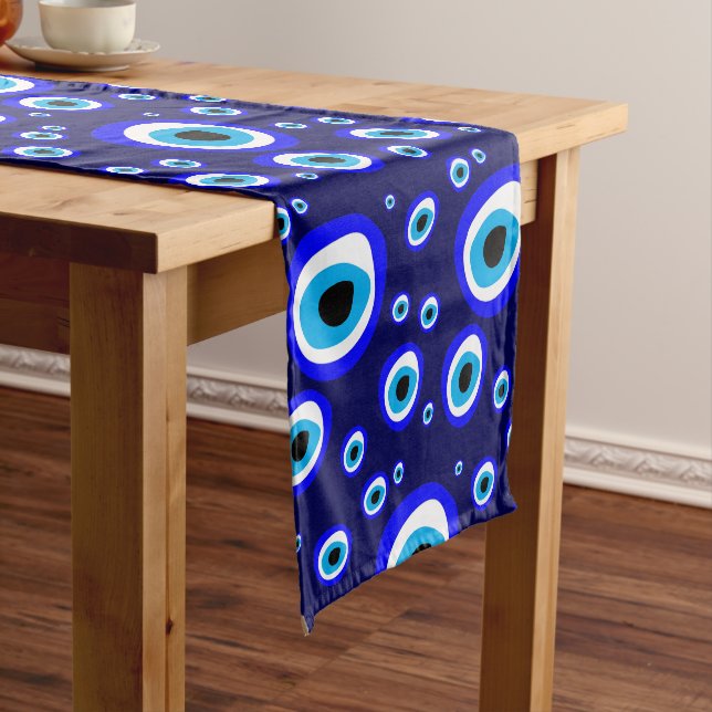 Chemin De Table Court Evil Eye Talisman & arabe Amulet /turc, grec (In Situ)