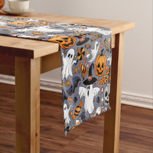 Chemin De Table Court Fantômes Monstres mignons Éffrayants et Déplaisant