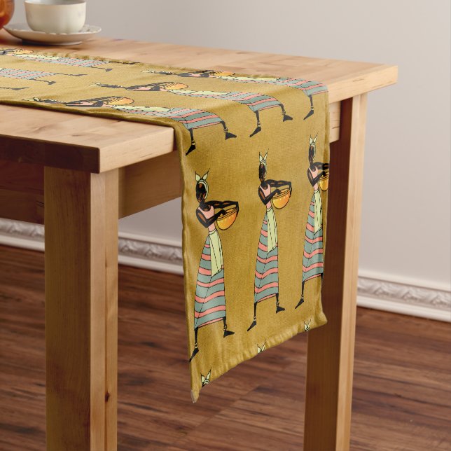 Chemin De Table Court Femmes de l'Afrique Table Runner (In Situ)