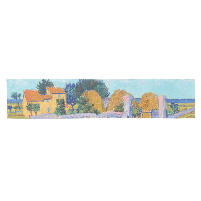 Chemin De Table Court Ferme en Provence, Van Gogh (Horizontal)