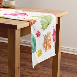 Chemin De Table Court Feuilles automnales