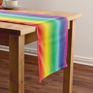 Chemin De Table Court Fierté lgbtq lgbt couleurs arc-en-ciel