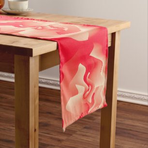 Chemin De Table Court fleur de corail