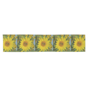 Chemin De Table Court fleur jaune soleil été floraison