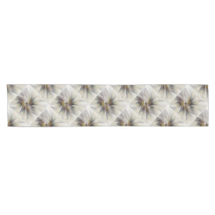Chemin De Table Court Fractal floral, fleur de fantaisie aux couleurs de