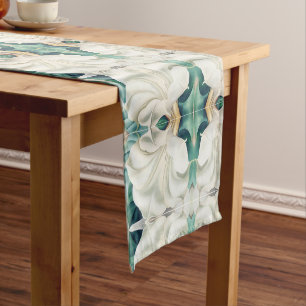 Chemin De Table Court Géorgie vintage O'Keefe 1932 Jimson Weed