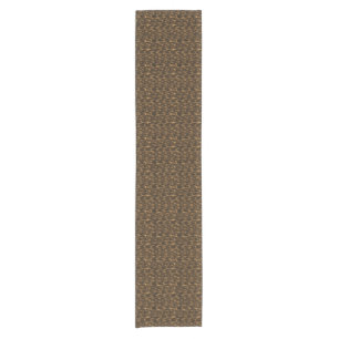 Chemin De Table Court Golden Bamboo Sous-tropical thème Table-runner