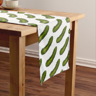 Chemin De Table Court Grandes broches Green Kosher Deli Imprimer