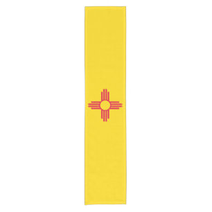 Chemin De Table Court Graphique Drapeau de l'état du Nouveau-Mexique dyn