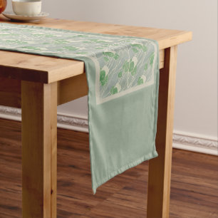 Chemin De Table Court Green Geometry 1915 Hannah Borger Overbeck