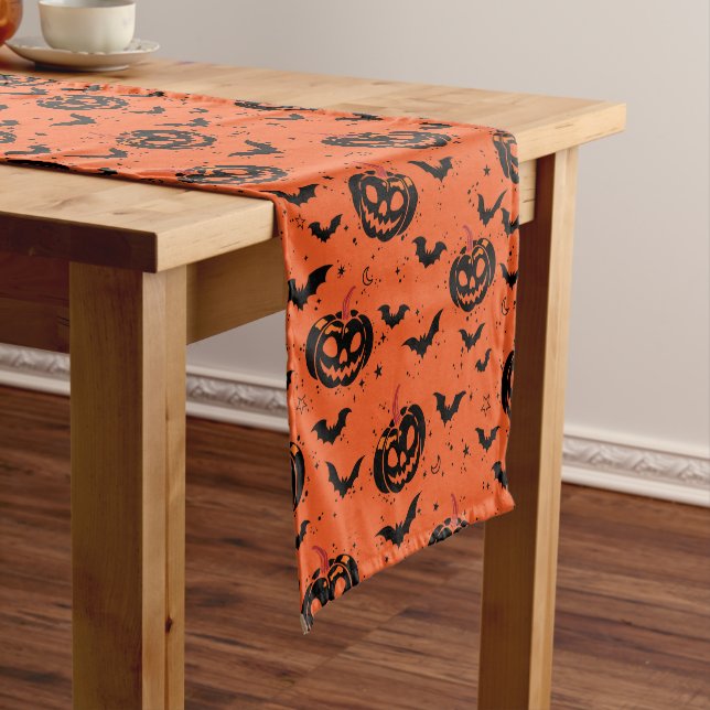 Chemin De Table Court Halloween (In Situ)