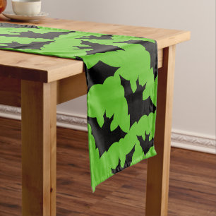 Chemin De Table Court Halloween chauves-chauves-souris cool éffrayant mo