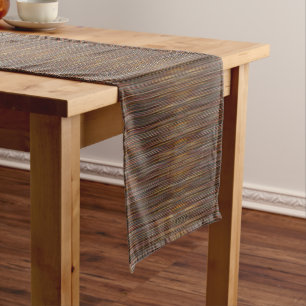 Chemin De Table Court HAMbyWG 14" x 721 Coureur de table - Bronze color