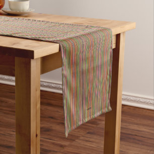 Chemin De Table Court HAMbyWG - Coureur de table 14 X 72 - Bracelet Boho