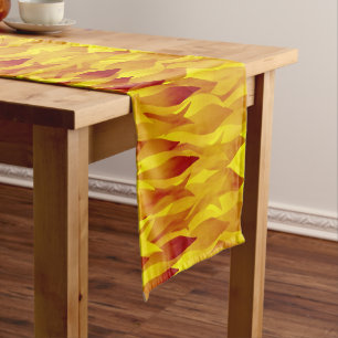 Chemin De Table Court Illustration des feux chauds et des flammes