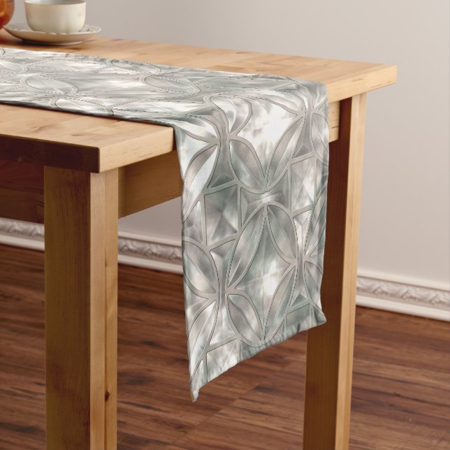 Chemin De Table Court Imitation nacrée (In Situ)