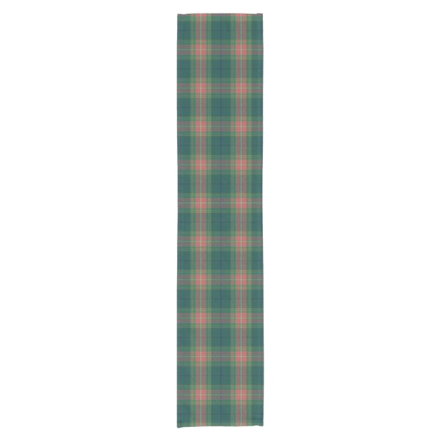 Chemin De Table Court Irish Clan Gallagher Family Tartan Plaid (Devant)
