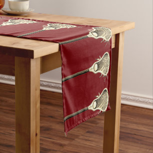 Chemin De Table Court Lacrosse Sports Event Short Table Runner