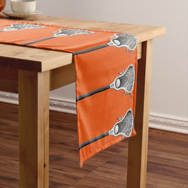 Chemin De Table Court Lacrosse Sports Event Short Table Runner (In Situ)