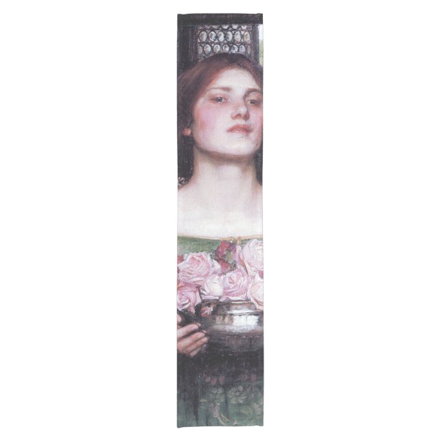 Chemin De Table Court Lady and Roses, John William Waterhouse (Devant)