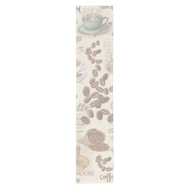 Chemin De Table Court Le café suédois Fika Short Table Runner (Devant)
