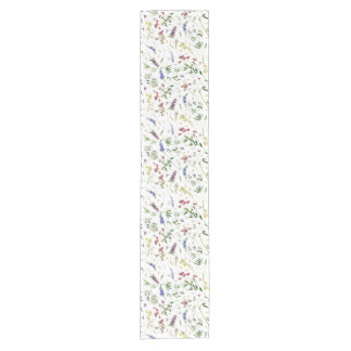 Chemin De Table Court Le Meadow Fleur sauvage scandinave