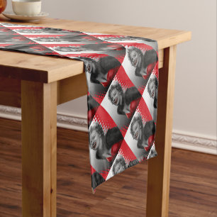 Chemin De Table Court Le rouge CONJO2 pointille Marilyn ZAZZ