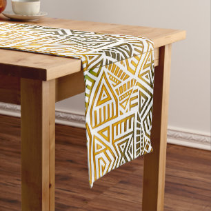 Chemin De Table Court "L'esthétique africaine : manger avec distinction"