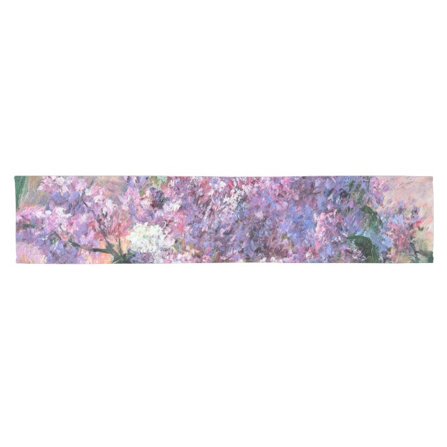 Chemin De Table Court Lilacs dans une fenêtre, Mary Cassatt (Horizontal)