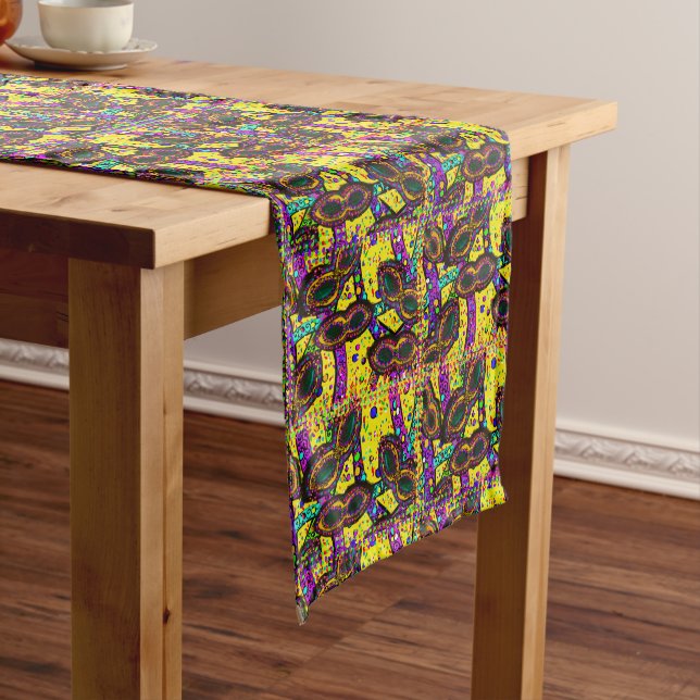 CHEMIN DE TABLE COURT MARDI GRAS (In Situ)