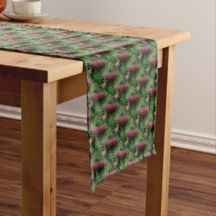 Chemin De Table Court Miniature Pine Cônes Nature Motif Table Ru