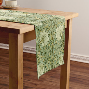 Chemin De Table Court Modèle floral du Pimpernel Vintage William Morris