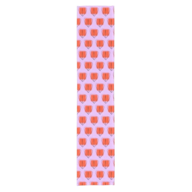 Chemin De Table Court Mood Heart Personnalisé 14" X 72" (Devant)