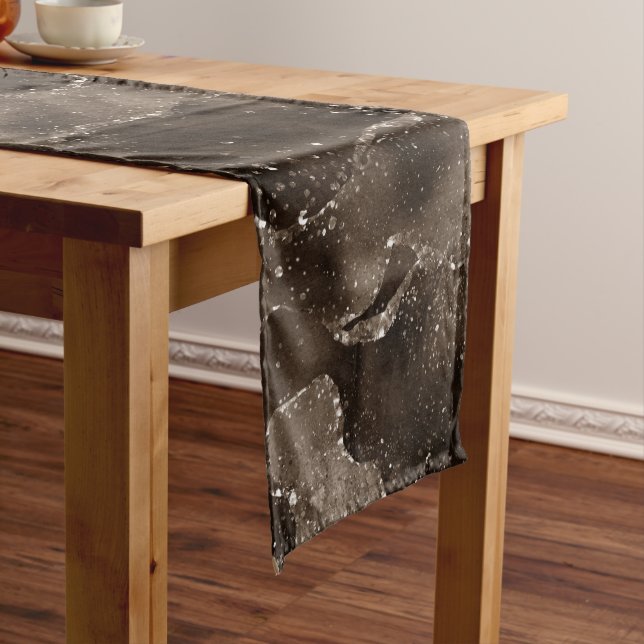 Chemin De Table Court Moody Agate | Café Brown bronze doré Taupe (In Situ)