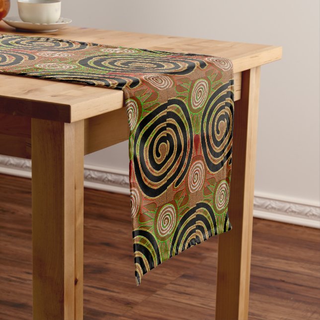 Chemin De Table Court Motif africain (In Situ)