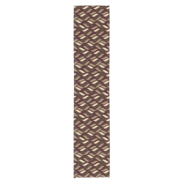 Chemin De Table Court Motif africain de peau de guépard (Devant)