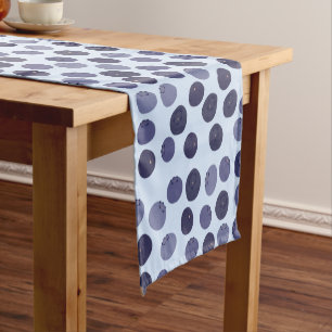 Chemin De Table Court Motif Blueberry