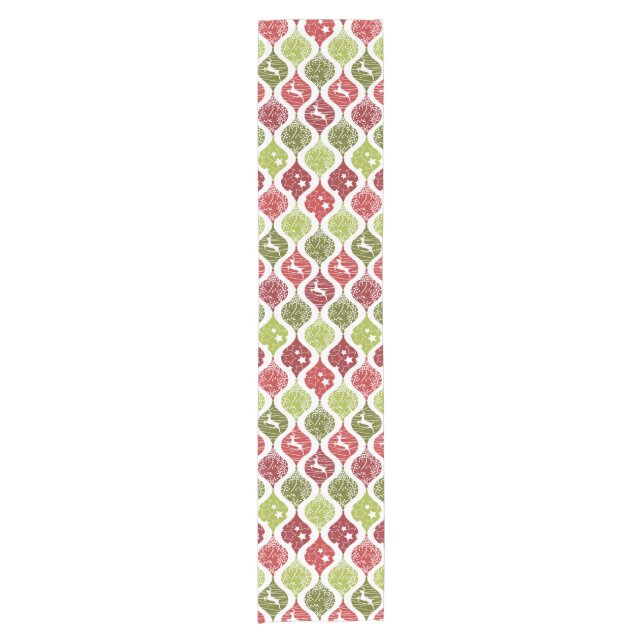 Chemin De Table Court Motif de joie des cerfs (Devant)