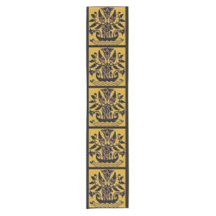 Chemin De Table Court Motif de tatouage ethnique tribal