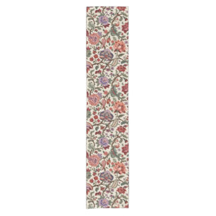 Chemin De Table Court Motif floral Paisley botanique vintage – Orné