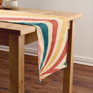 Chemin De Table Court Motif Super rétro