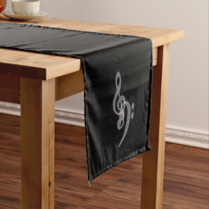Chemin De Table Court Musique - Couvercles de contrebasse et de contreba