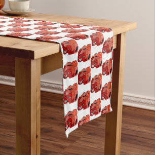 Chemin De Table Court Nappe SILLY CITROUILLE PATCH