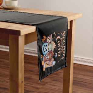 Chemin De Table Court Nightmare avant café Citrouille épice Halloween