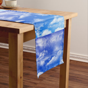 Chemin De Table Court Nuages