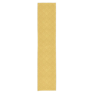 Chemin De Table Court Papier peint floral d'or de luxe