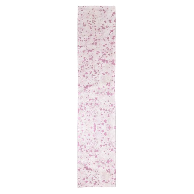 Chemin De Table Court Pays de la vache blanche et rose Ouest (Devant)