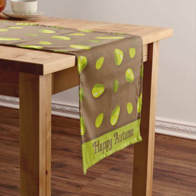 Chemin De Table Court Pear Table Runners (In Situ)