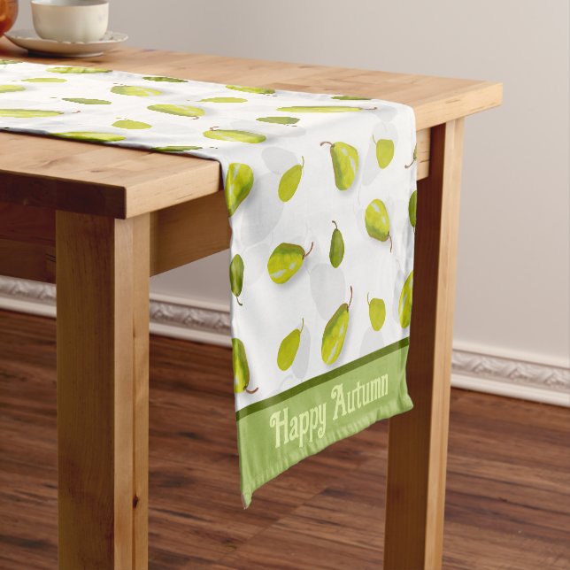 Chemin De Table Court Pear Table Runners (In Situ)